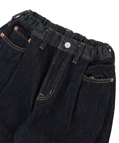 Wool-lining Denim Easy Pants