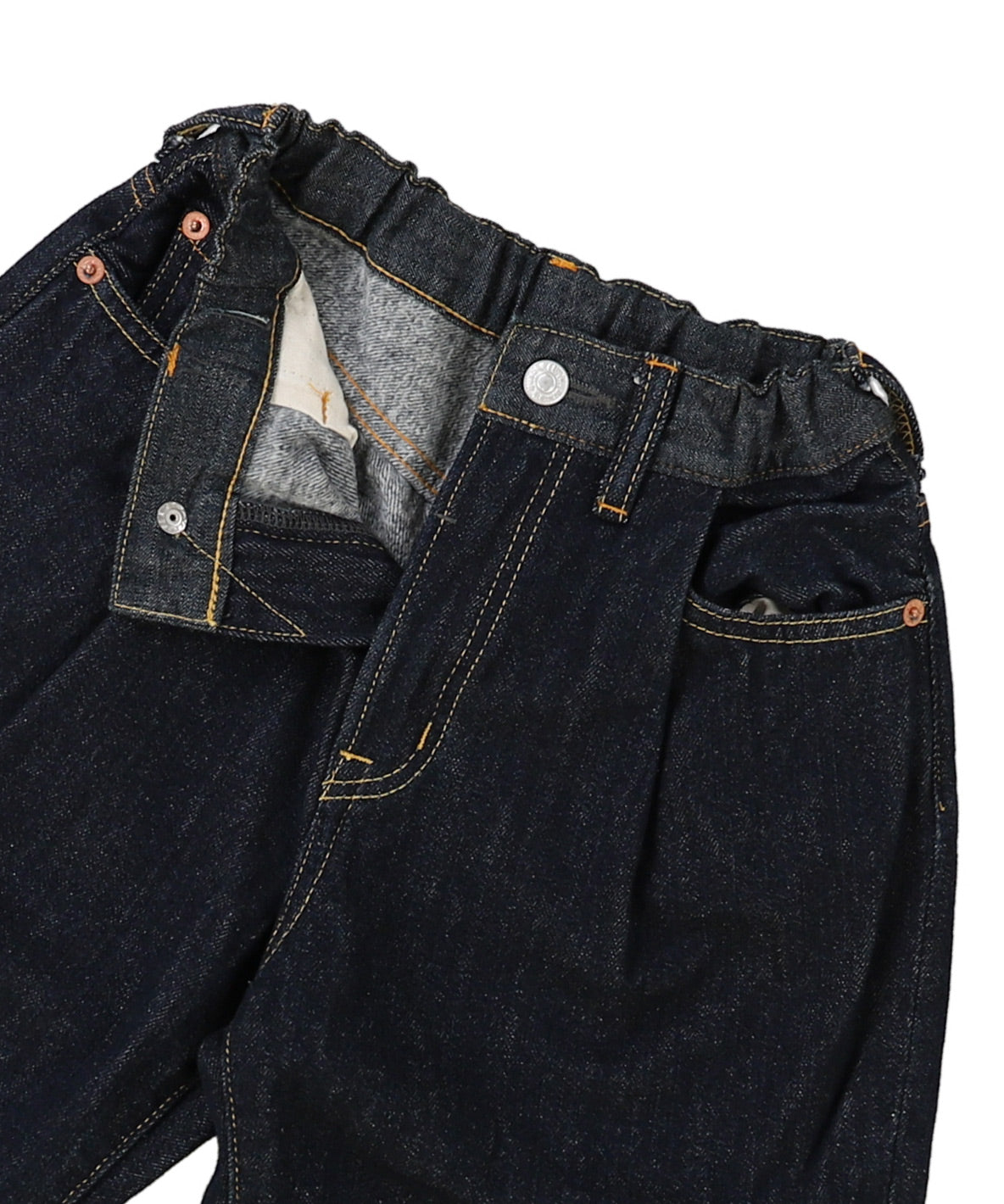 Wool-lining Denim Easy Pants