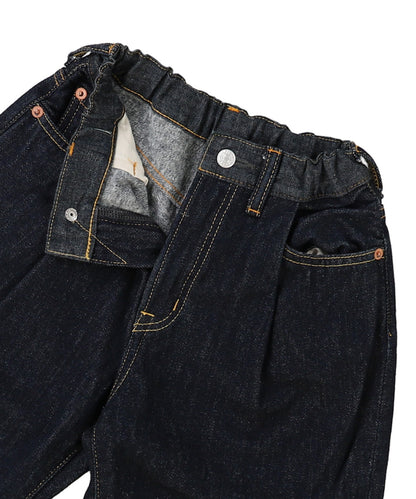 Wool-lining Denim Easy Pants