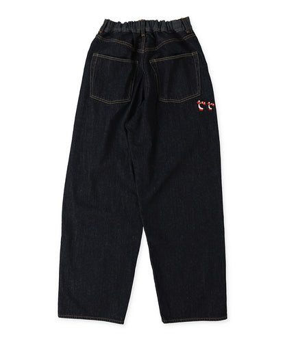 Wool-lining Denim Easy Pants(LADIES)