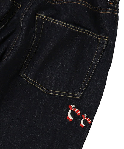 Wool-lining Denim Easy Pants(LADIES)