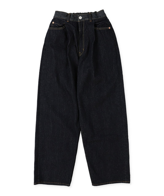 Wool-lining Denim Easy Pants(LADIES)