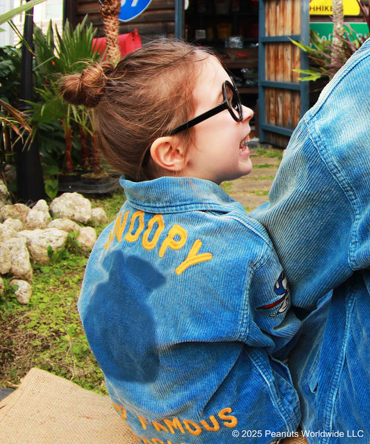 Indigo Corduroy SNOOPY Jacket