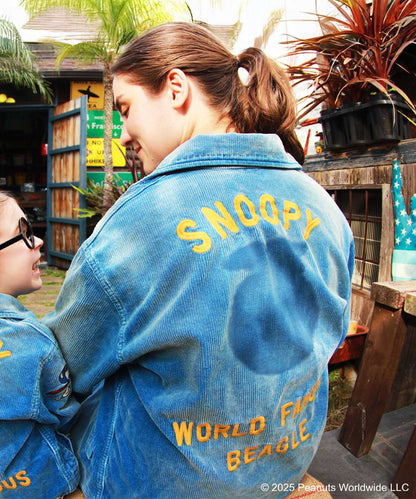 Indigo Corduroy SNOOPY Jacket(LADIES)