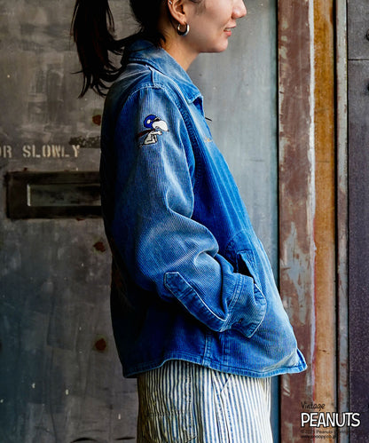 Indigo Corduroy SNOOPY Jacket(LADIES)