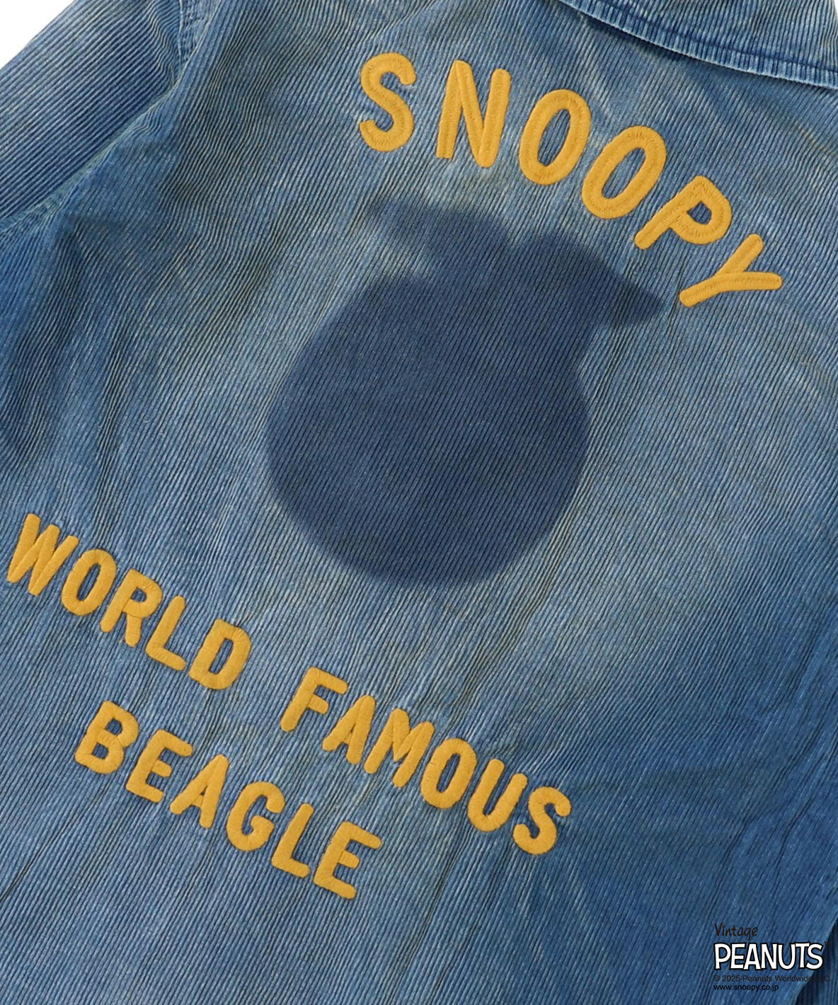 Indigo Corduroy SNOOPY Jacket(LADIES)