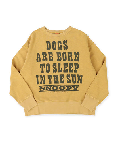 SNOOPY SUN Sweatshirt(LADIES)