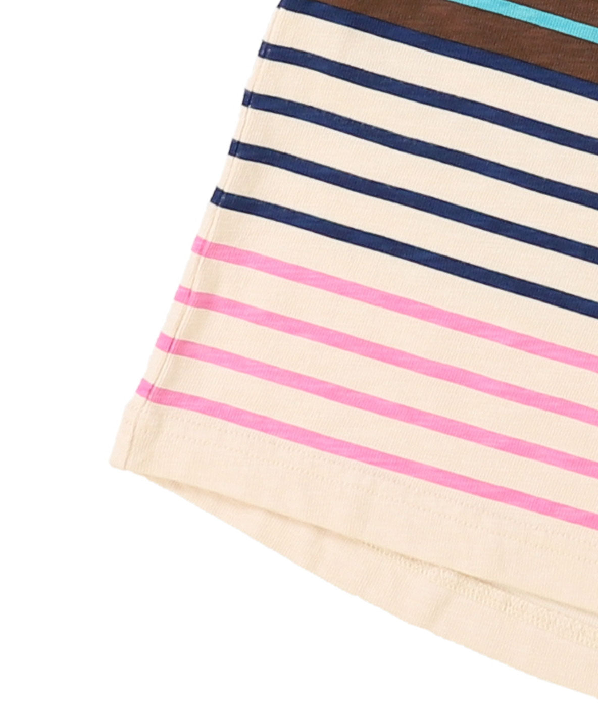 SNOOPY Striped Print Tee