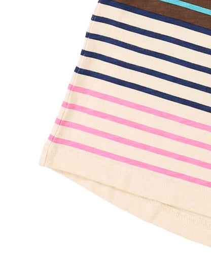 SNOOPY Striped Print Tee