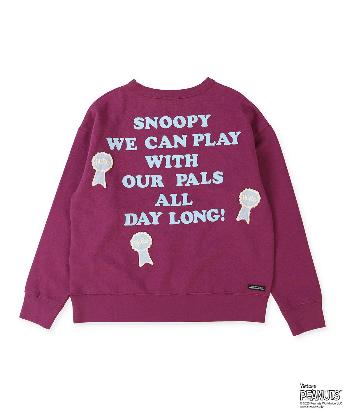 SNOOPY HERO Sweatshirt(LADIES)