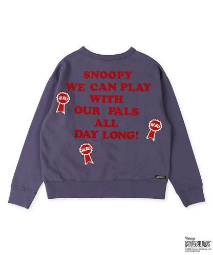 SNOOPY HERO Sweatshirt(LADIES)