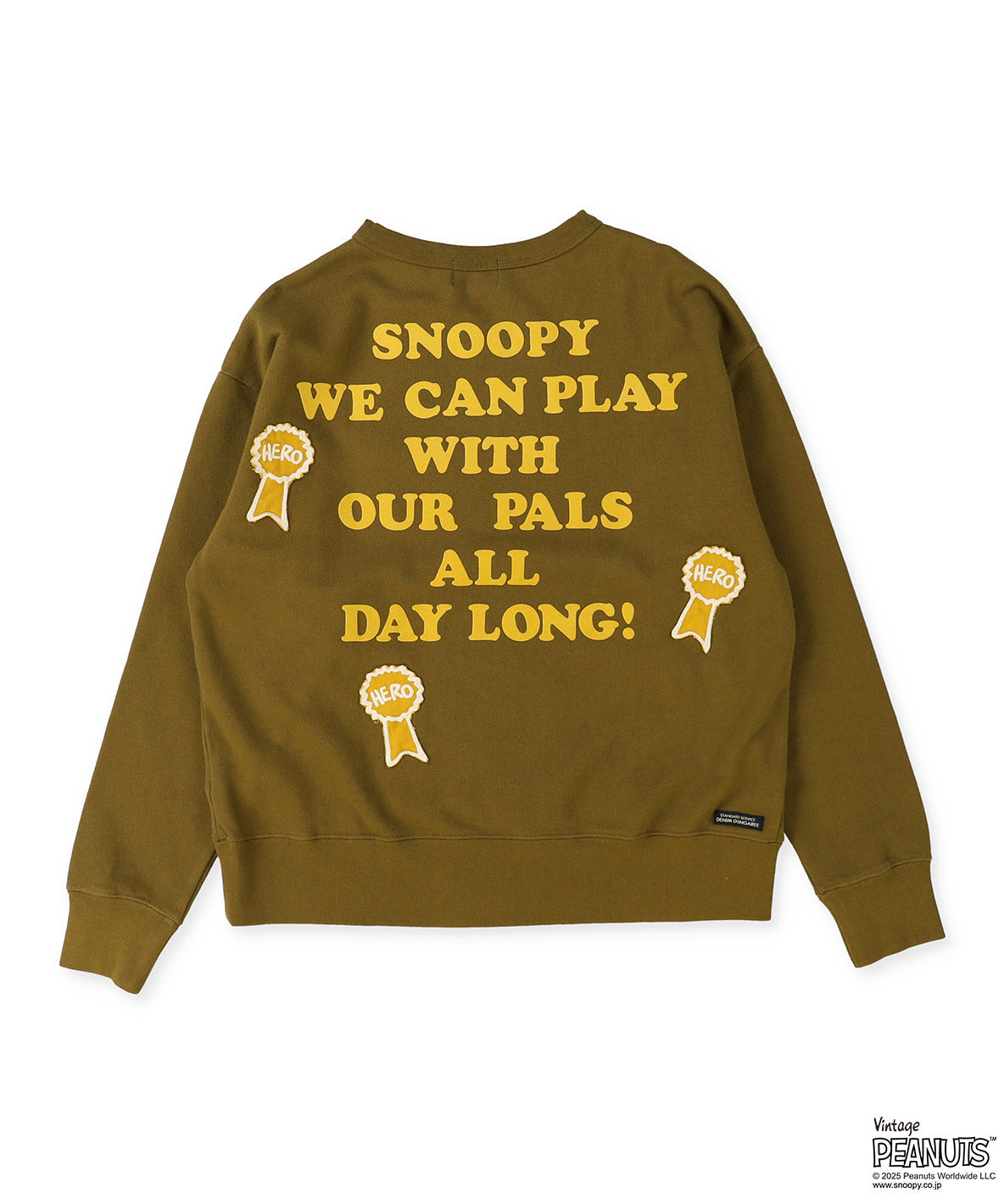SNOOPY HERO Sweatshirt(LADIES)