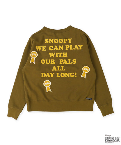 SNOOPY HERO Sweatshirt(LADIES)