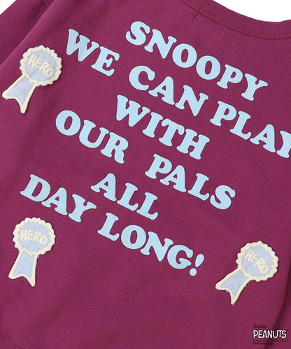 SNOOPY HERO Sweatshirt(LADIES)