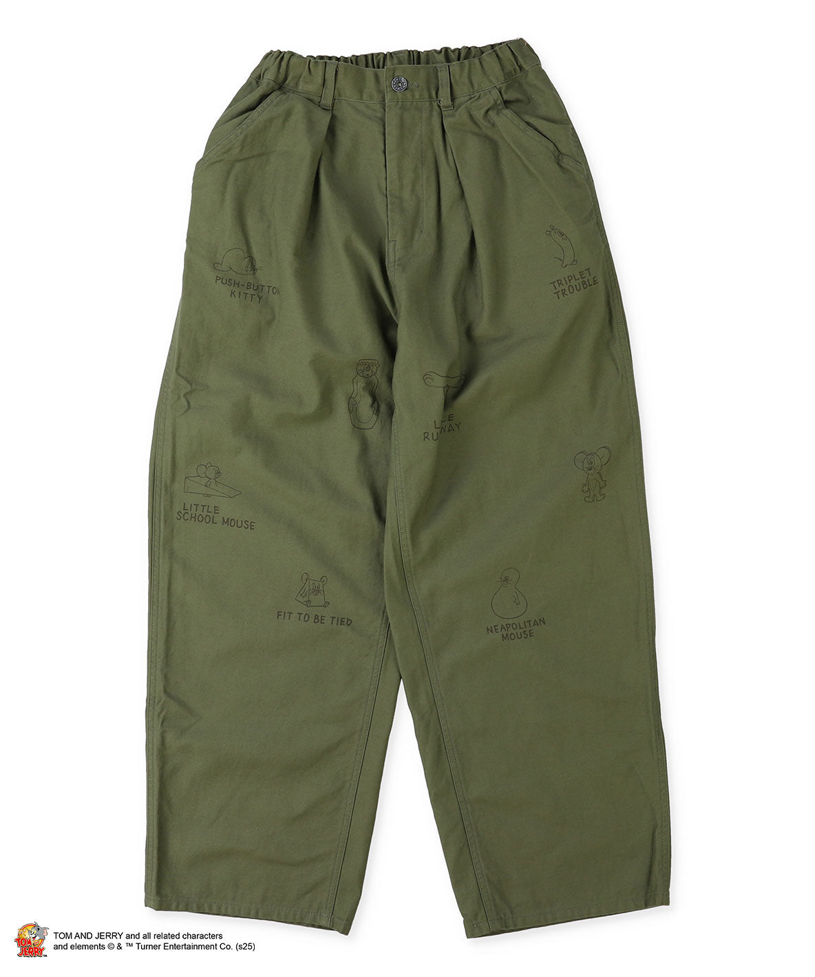 Back Satin TOM AND JERRY Pants(LADIES)