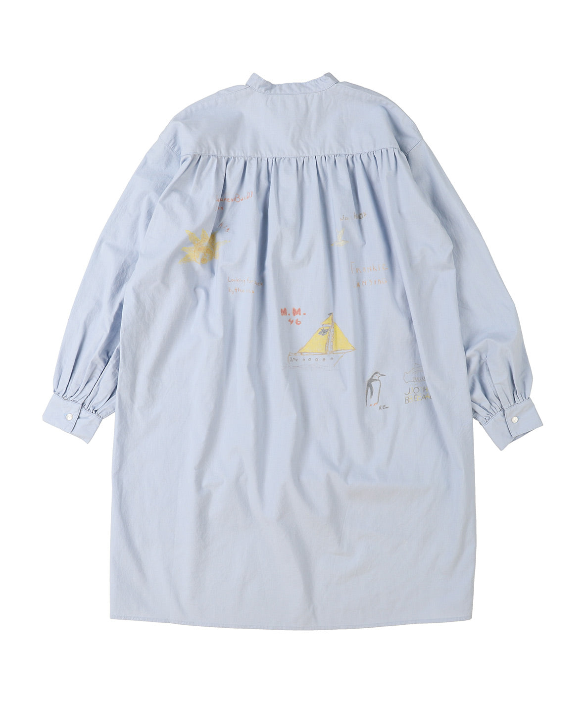 Popelin Grandpa Shirt(LADIES)