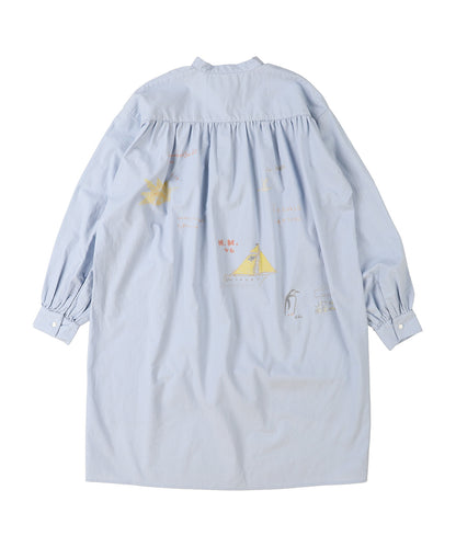 Popelin Grandpa Shirt(LADIES)