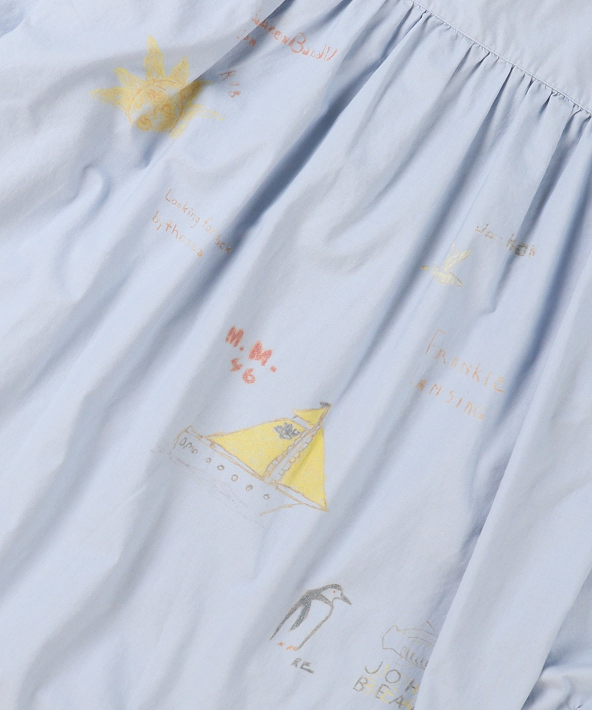 Popelin Grandpa Shirt(LADIES)