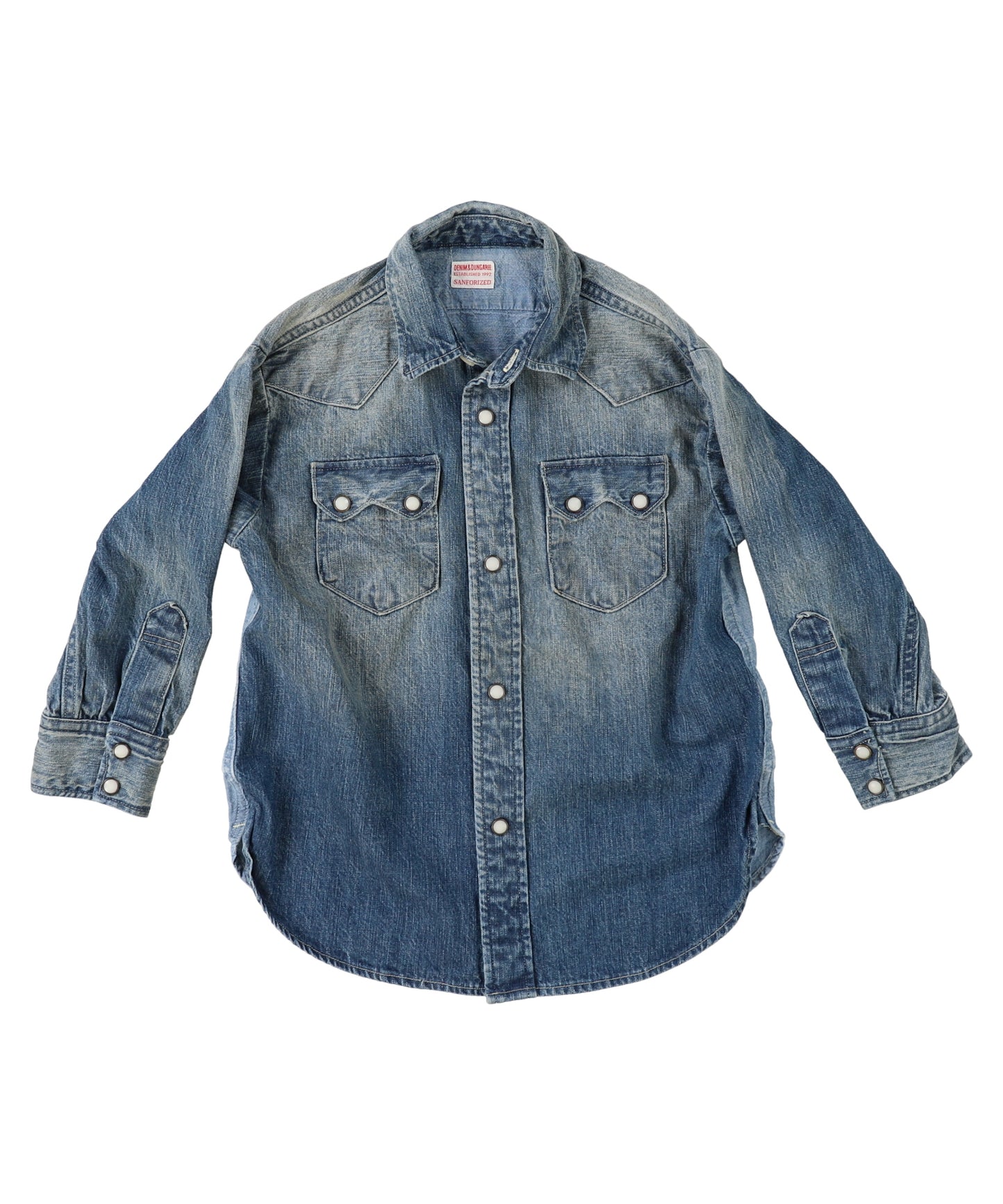 8oz Denim Western Shirt