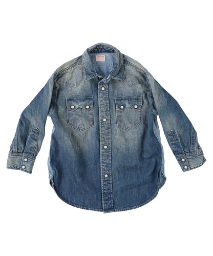 8oz Denim Western Shirt