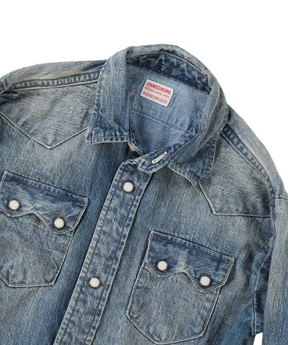 8oz Denim Western Shirt
