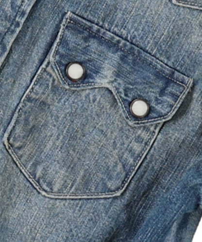 8oz Denim Western Shirt