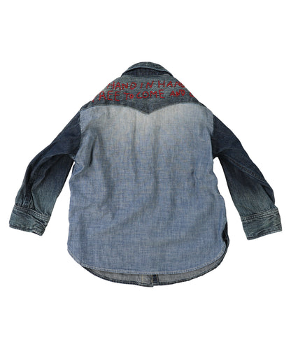 8oz Denim Western Shirt