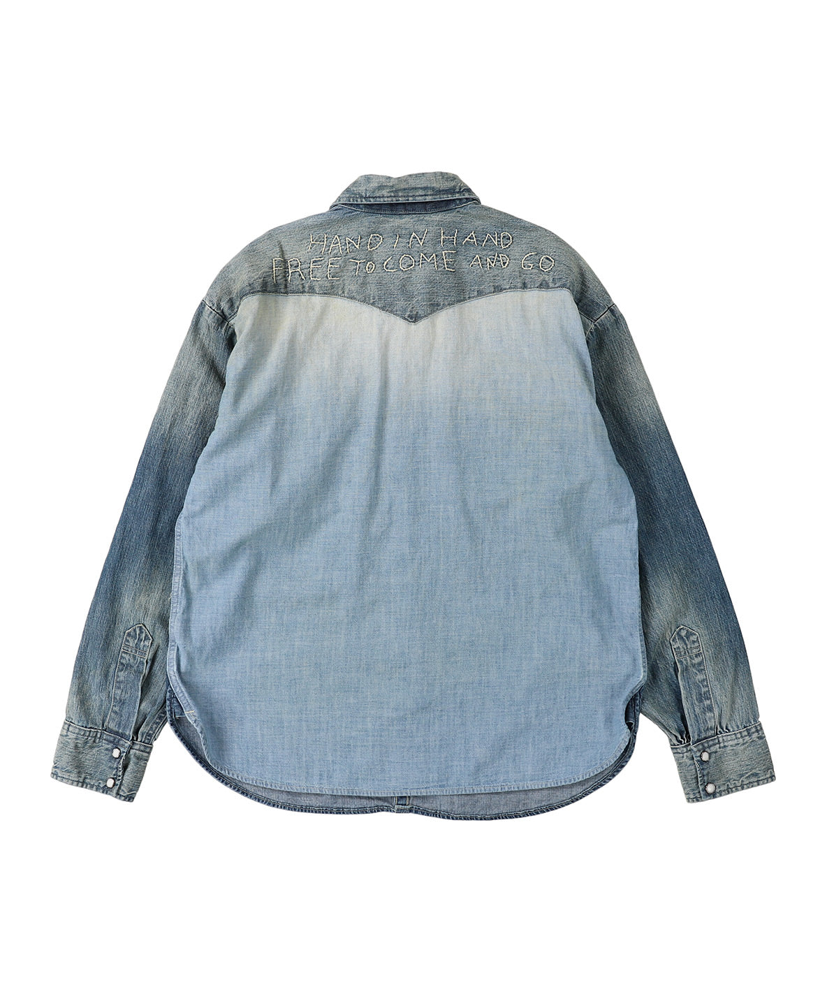 8oz Denim Western Shirt(MENS)