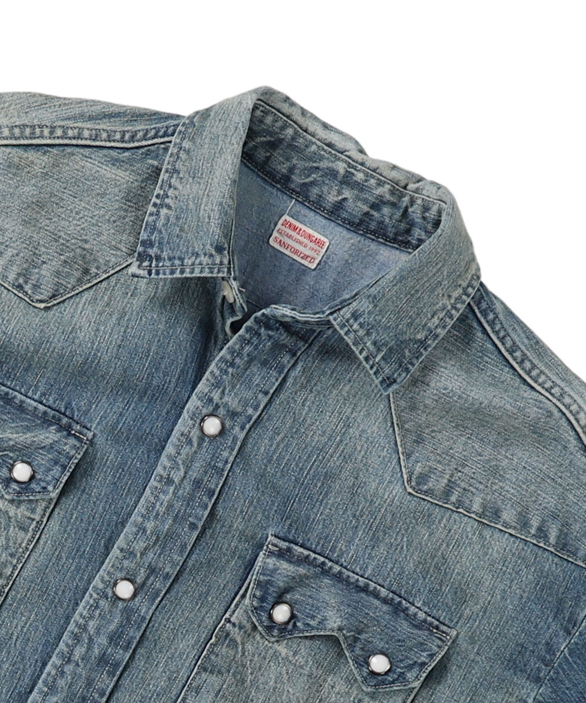 8oz Denim Western Shirt(MENS)