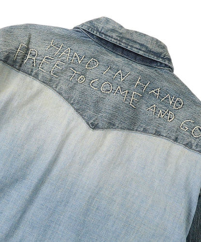 8oz Denim Western Shirt(MENS)
