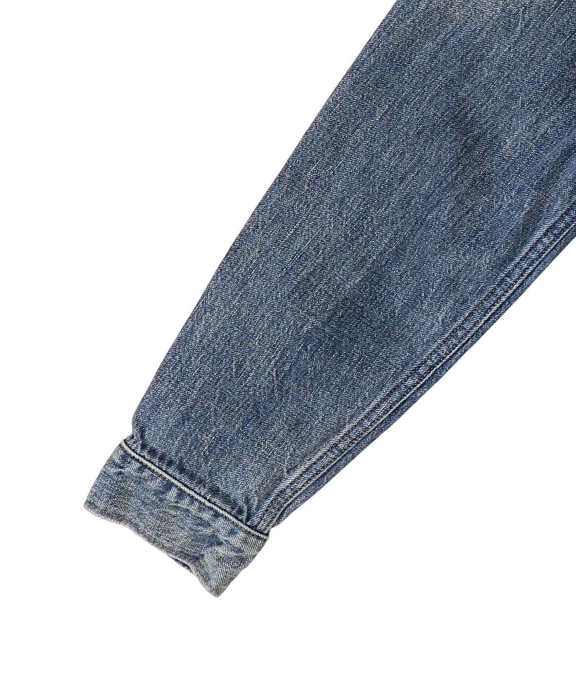 Airy Denim Embroidered Jacket(LADIES)