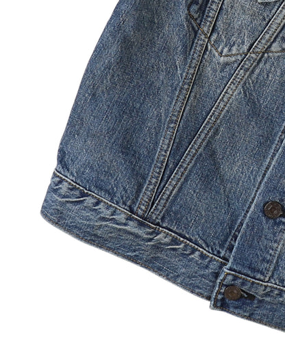 Airy Denim Embroidered Jacket(LADIES)