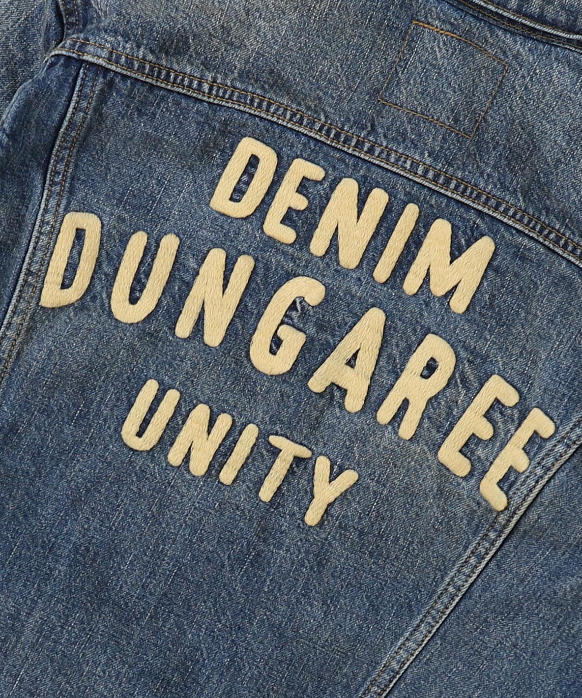 Airy Denim Embroidered Jacket(LADIES)