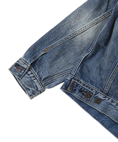 Airy Denim Embroidered Jacket(LADIES)