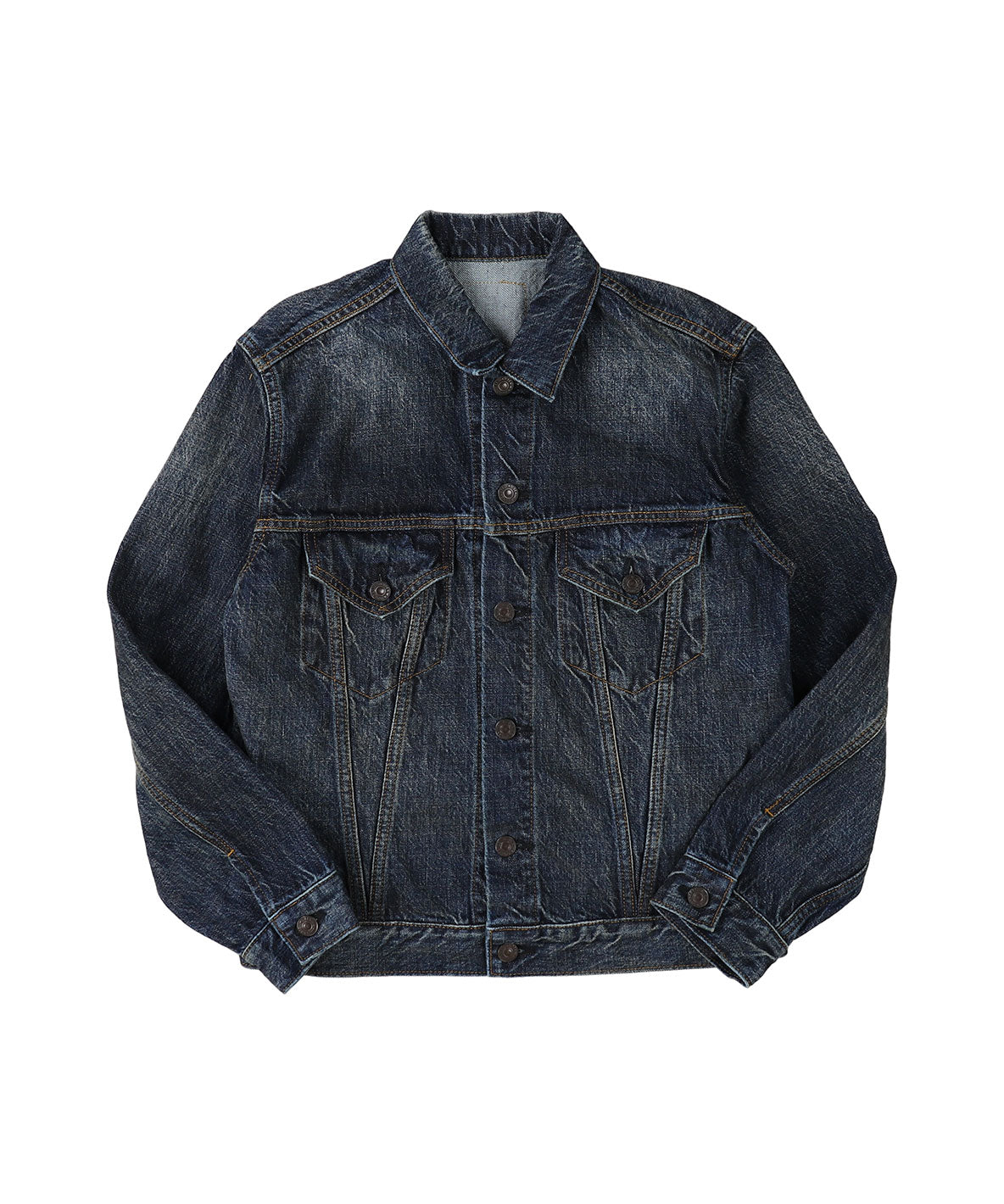 Airy Denim Embroidered Jacket(LADIES)