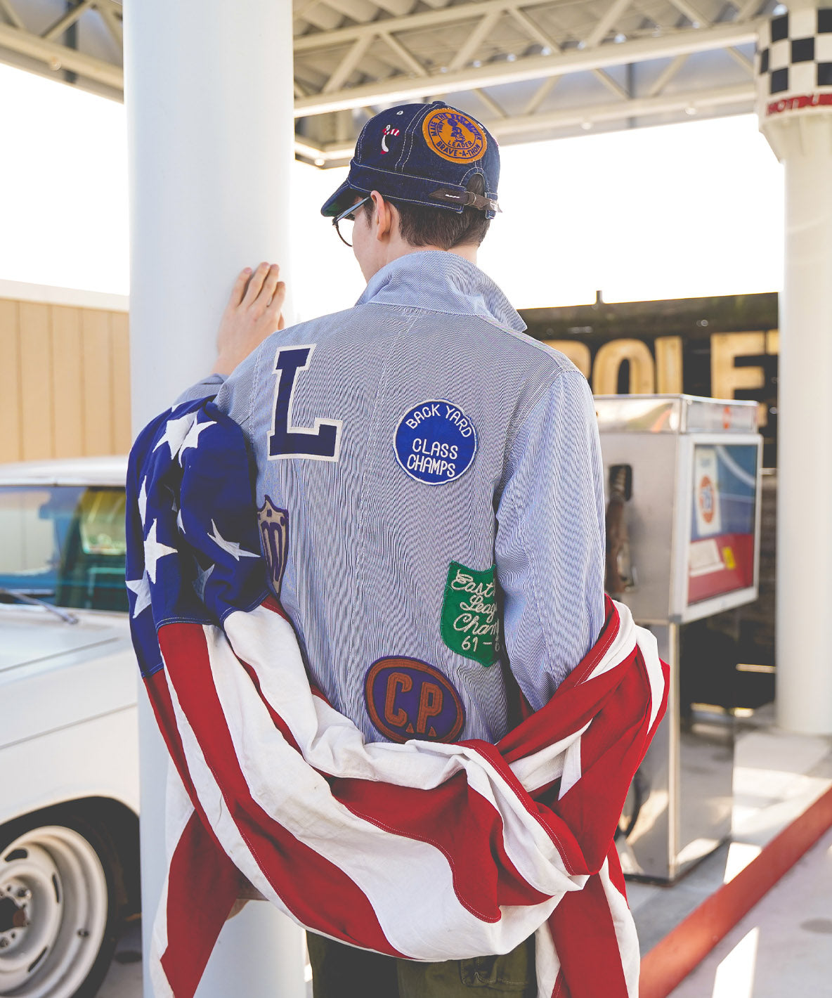 Cord Lane Patch Jacket(MENS)