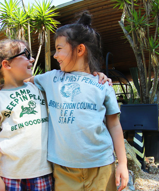 Vintage Cotton Jersey BRAVE Tee