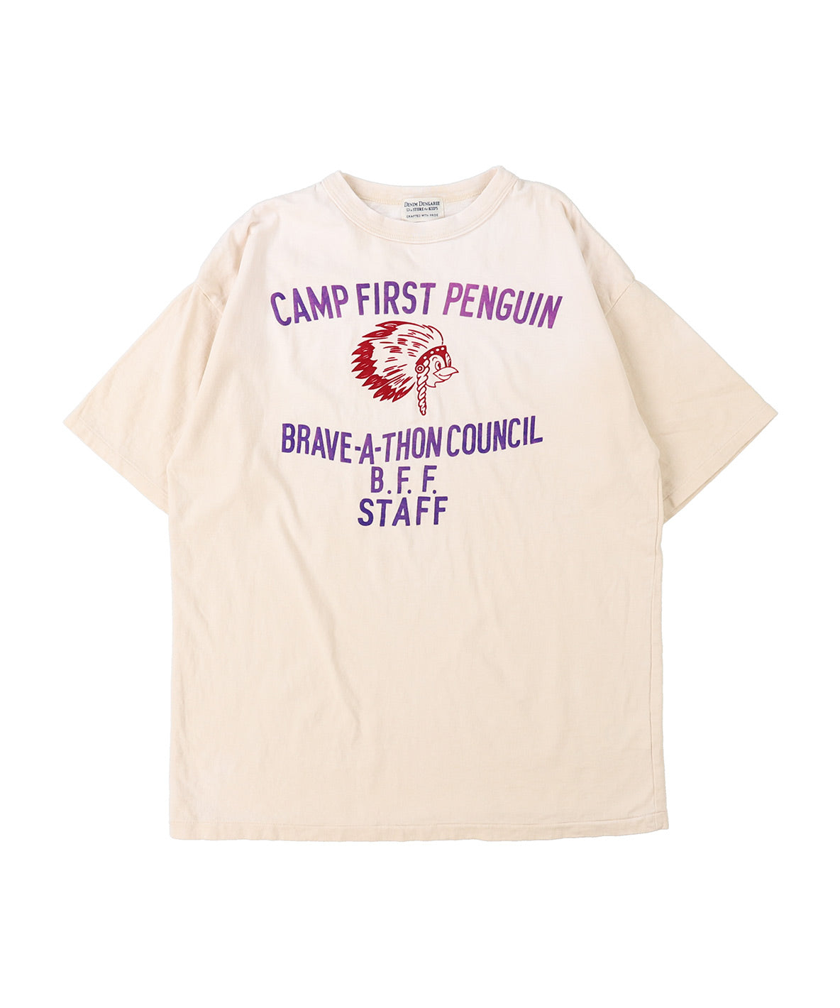 Vintage Cotton Jersey BRAVE Tee(MENS)