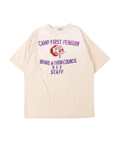 Vintage Cotton Jersey BRAVE Tee(MENS)