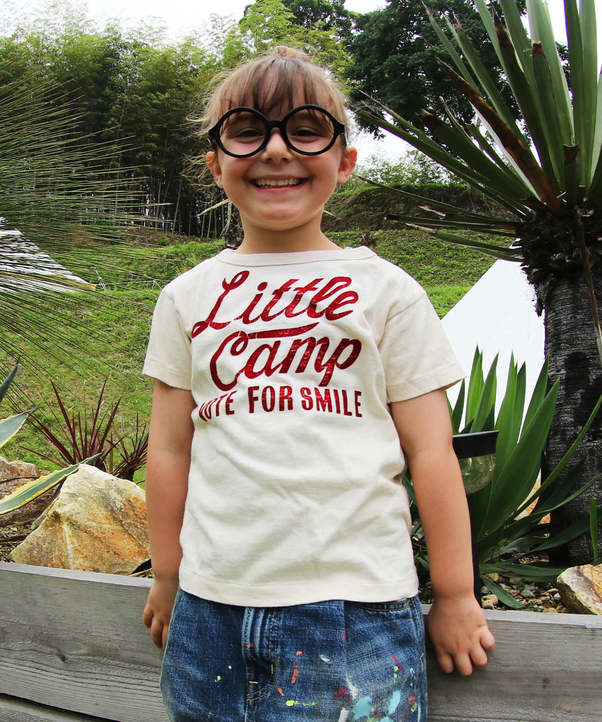 Vintage Cotton Jersey LITTLE CAMP Tee