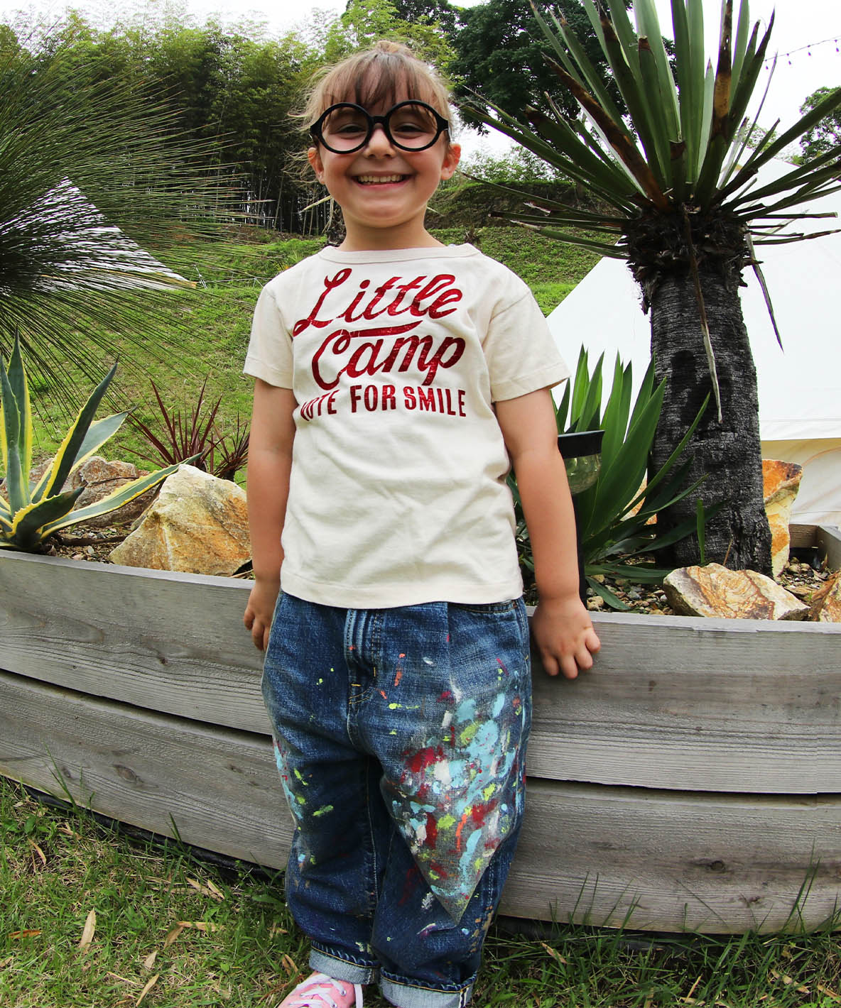 Vintage Cotton Jersey LITTLE CAMP Tee