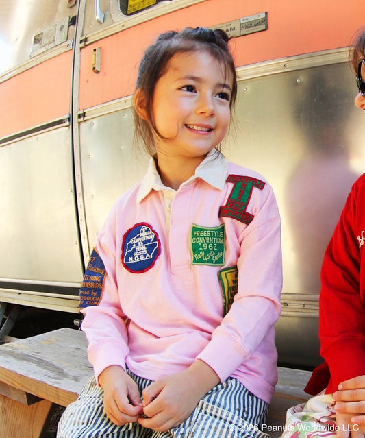 Patch Long Sleeve Rugger Shirt