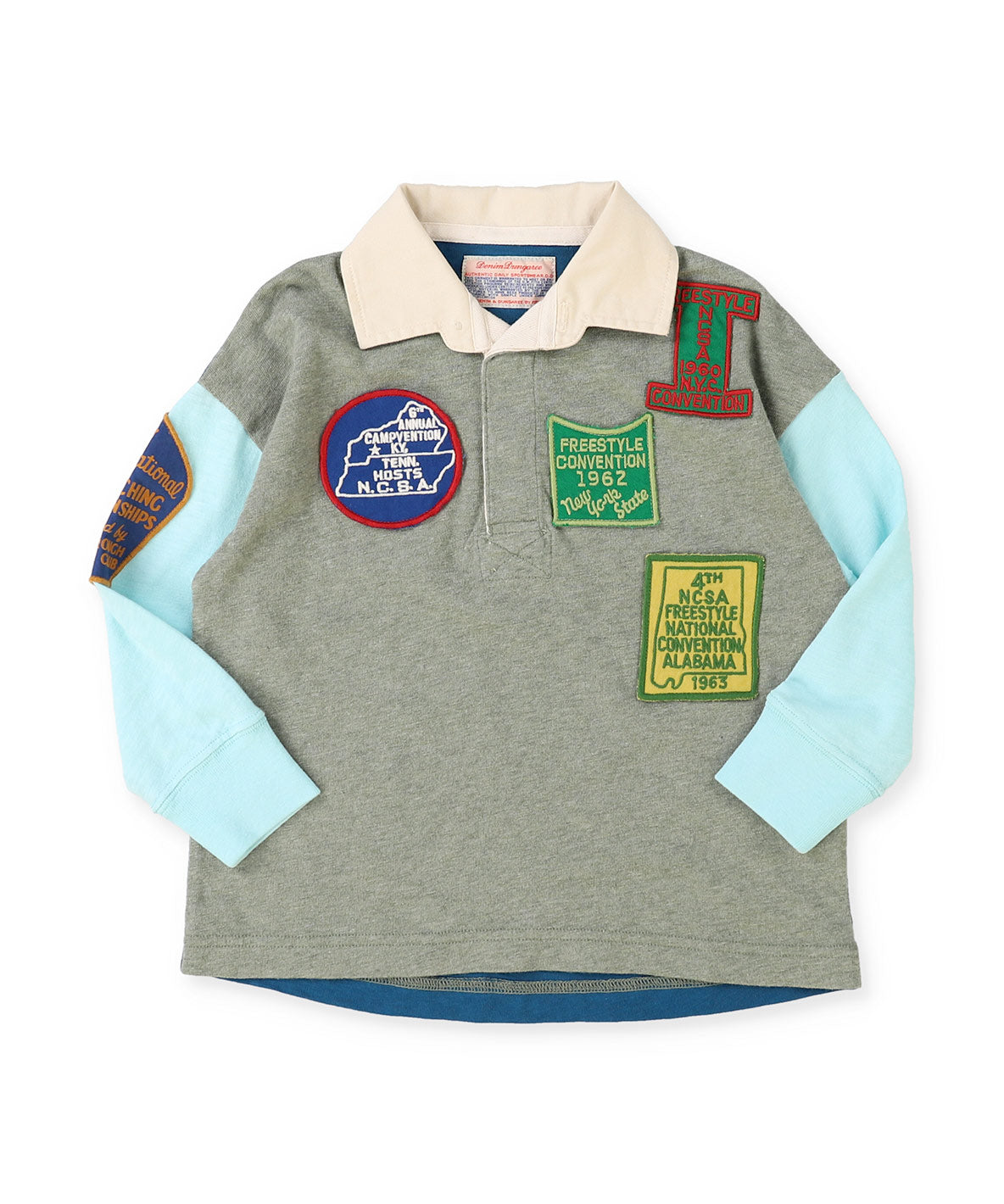 Patch Long Sleeve Rugger Shirt – FITH ONLINE STORE