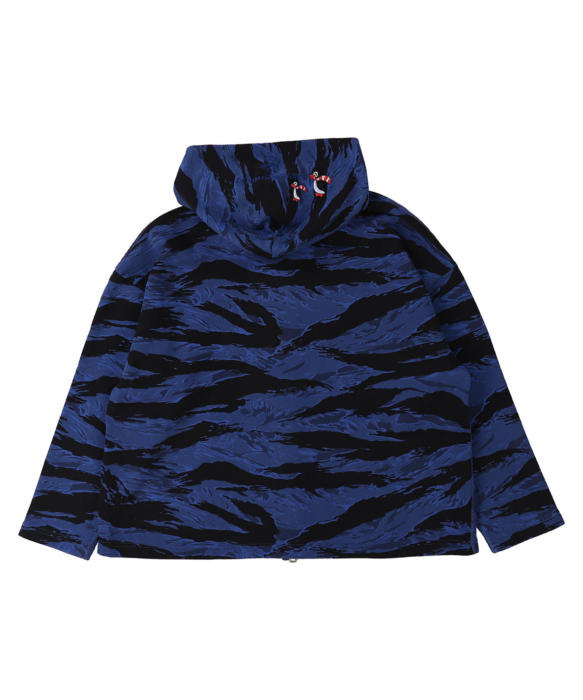 Patterned Zip-up Sweat Hoodie(LADIES)