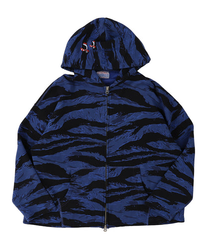 Patterned Zip-up Sweat Hoodie(LADIES)
