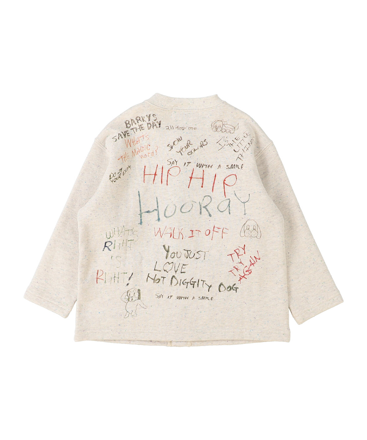 PENNIE Scribble Sweat Cardigan