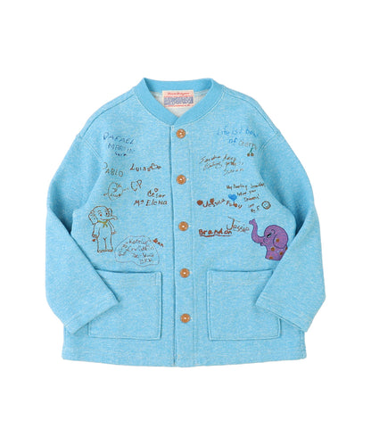 PENNIE Scribble Sweat Cardigan