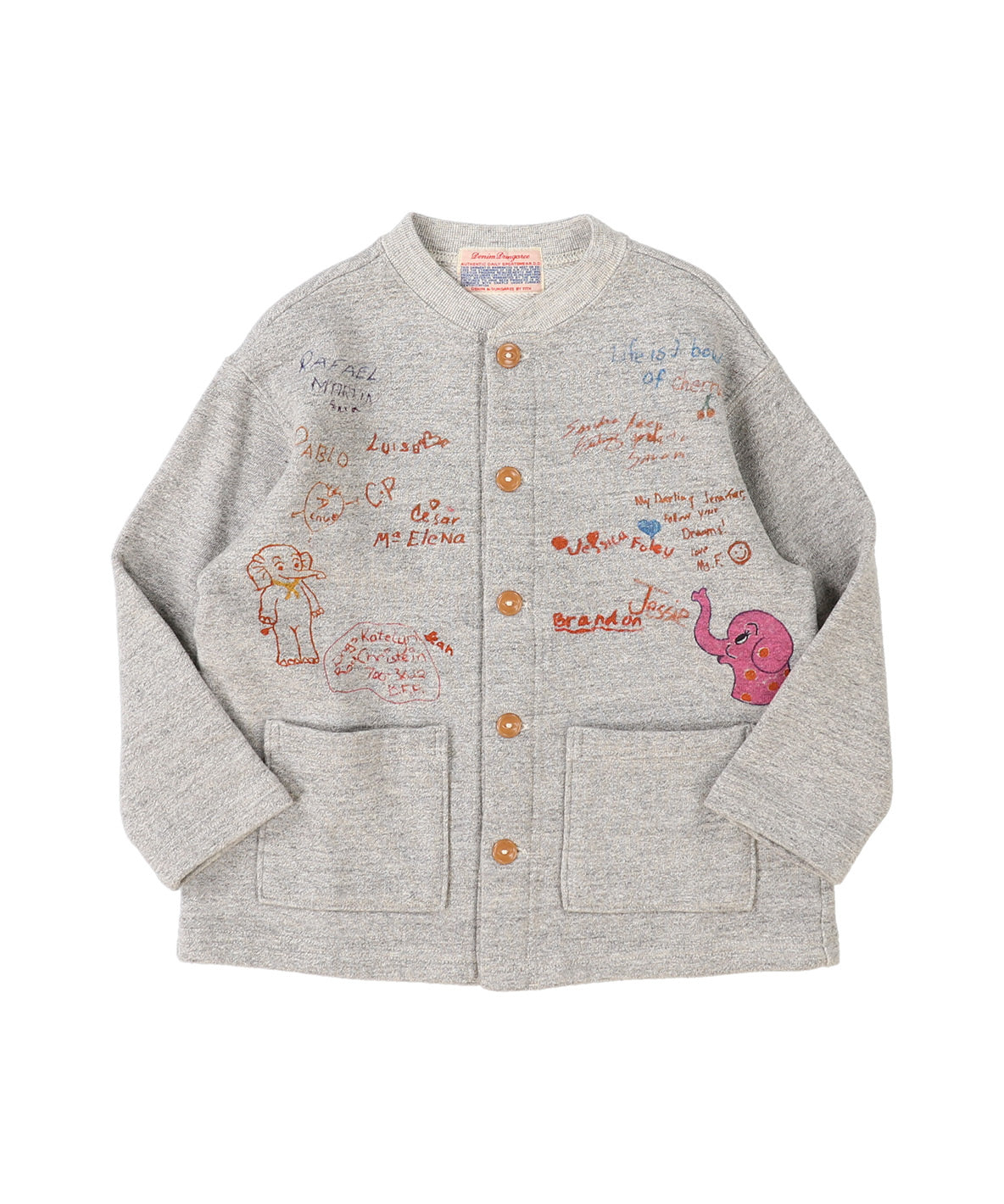 PENNIE Scribble Sweat Cardigan