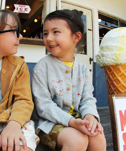 PENNIE Scribble Sweat Cardigan