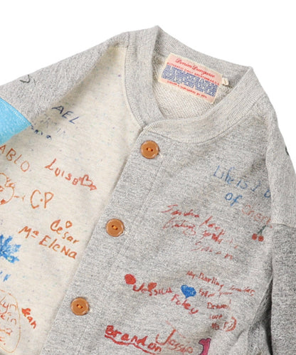 PENNIE Scribble Sweat Cardigan